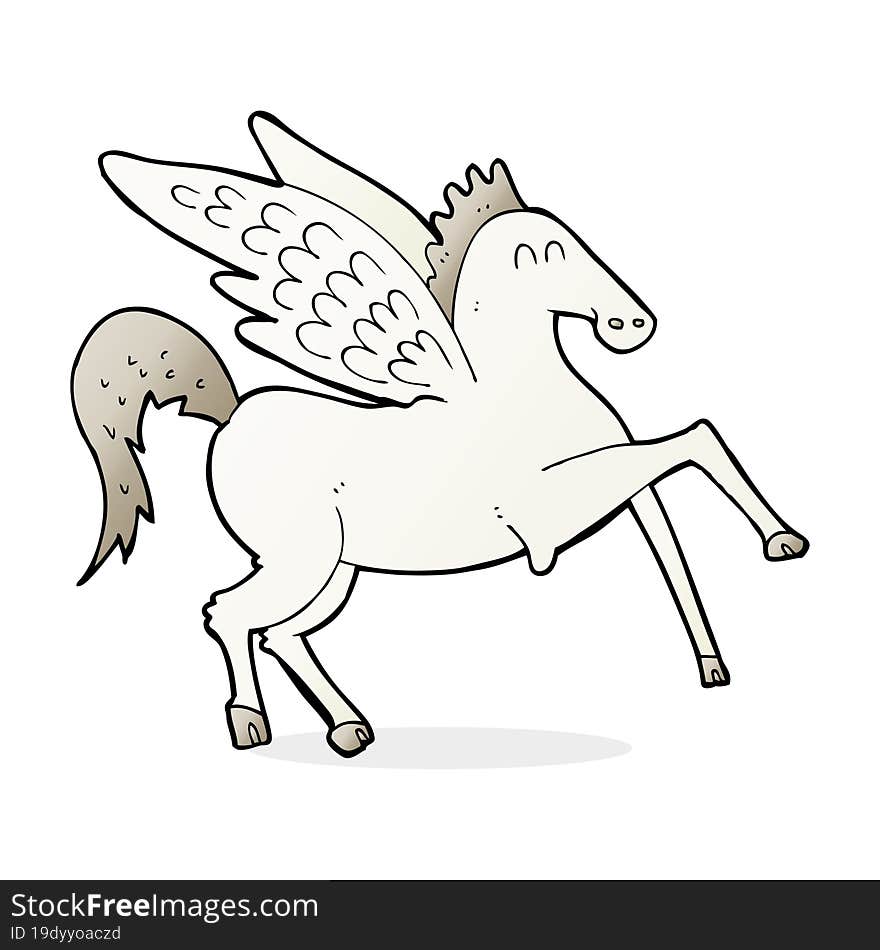 Cartoon Pegasus