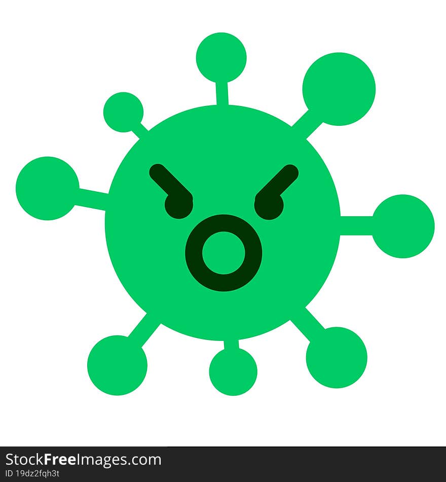 simple angry virus