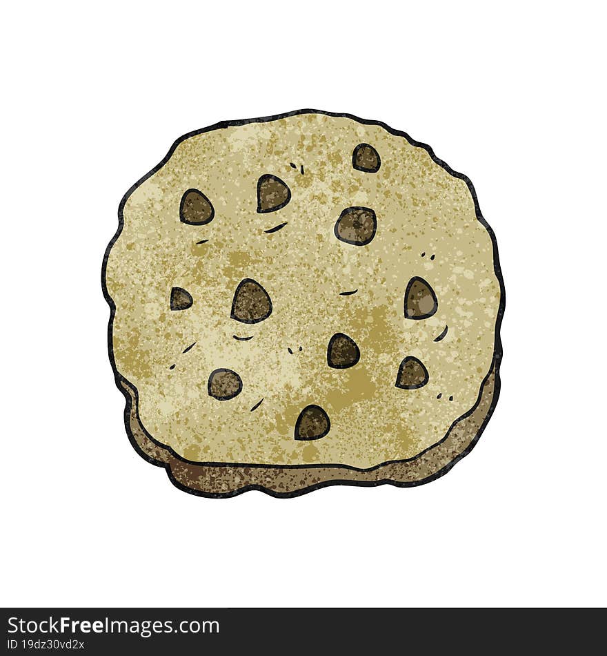 textured cartoon cookie