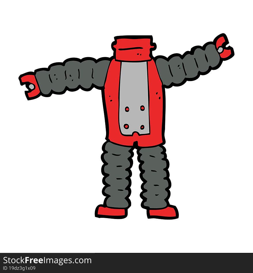 cartoon robot body (mix and match cartoons or add own photos