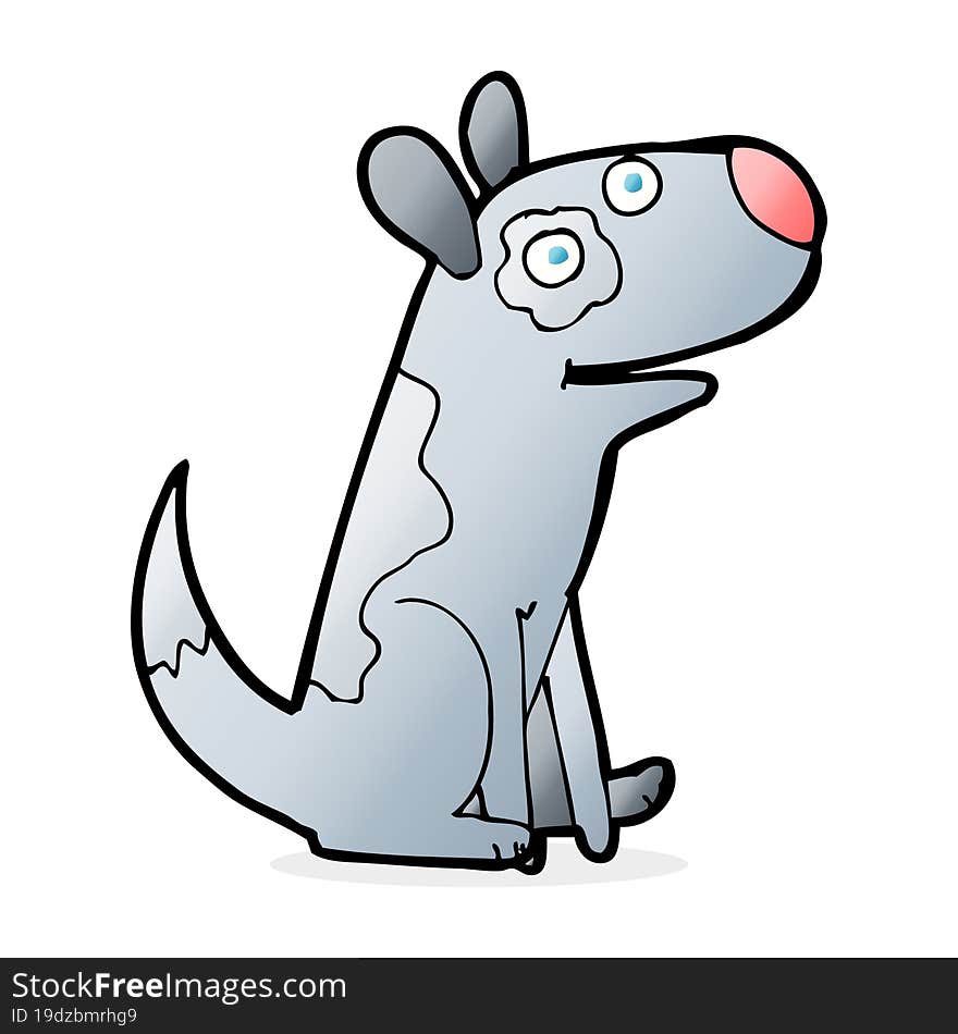 Cartoon Happy Dog