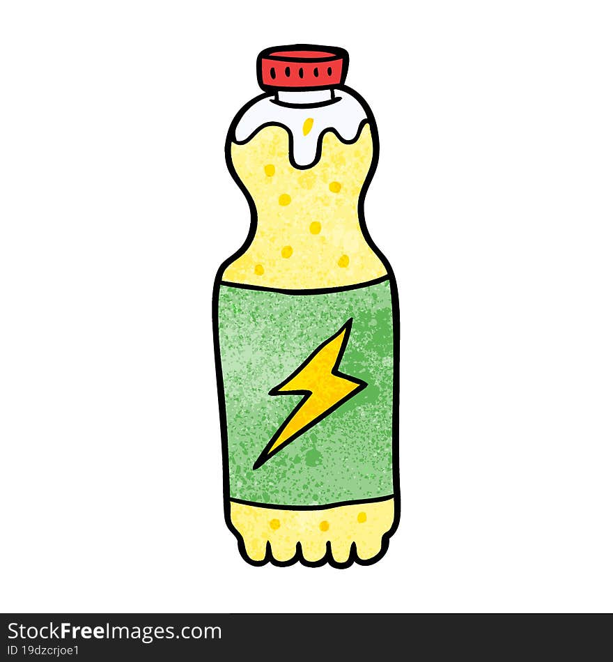 cartoon soda bottle. cartoon soda bottle