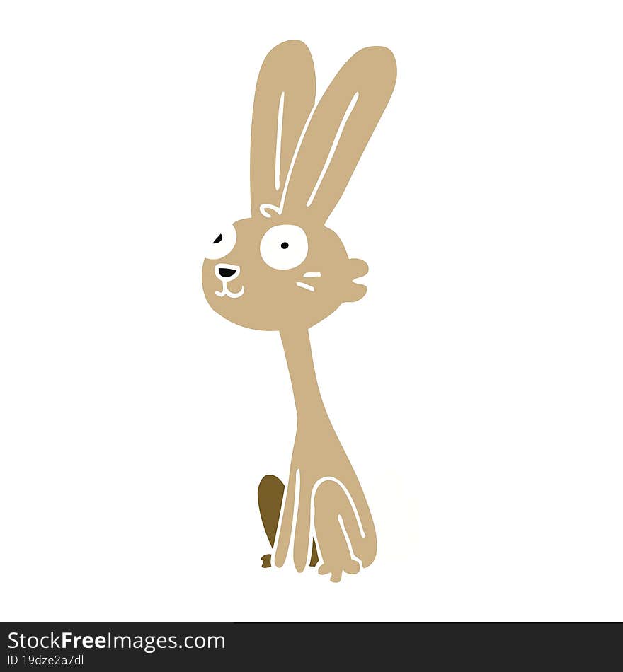 cartoon doodle rabbit