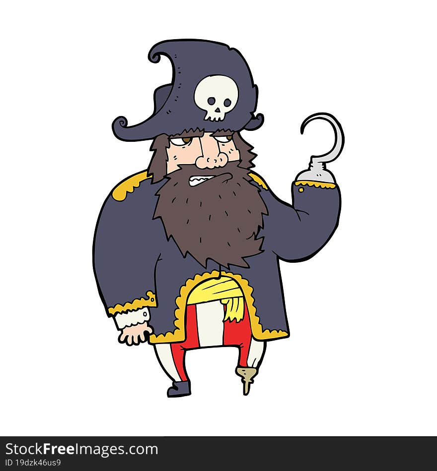 cartoon pirate