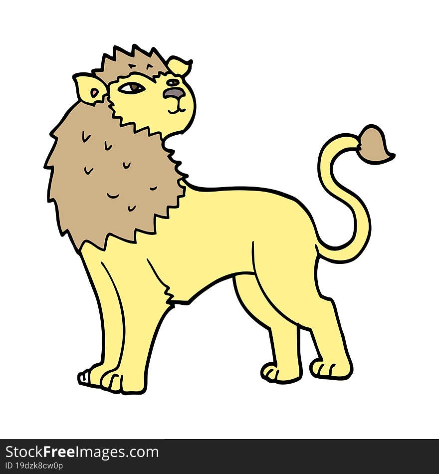 Cartoon Lion