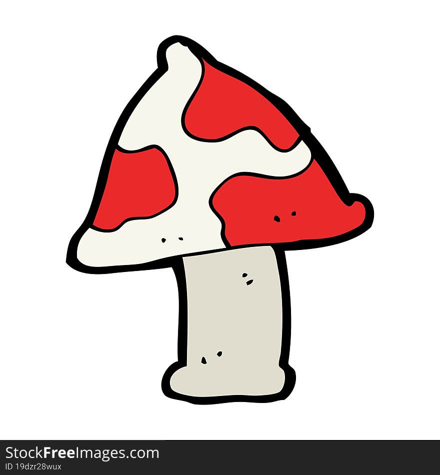 cartoon toadstool