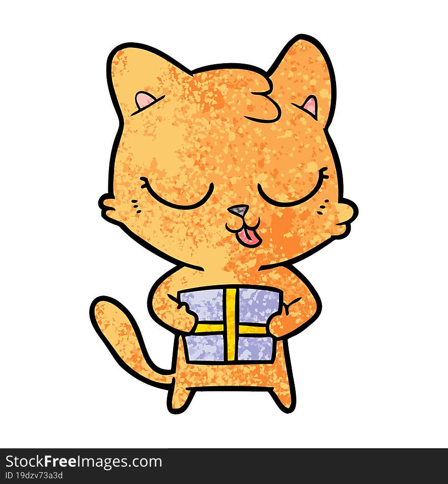 cute cartoon cat. cute cartoon cat