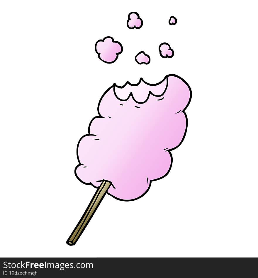 cartoon candy floss. cartoon candy floss