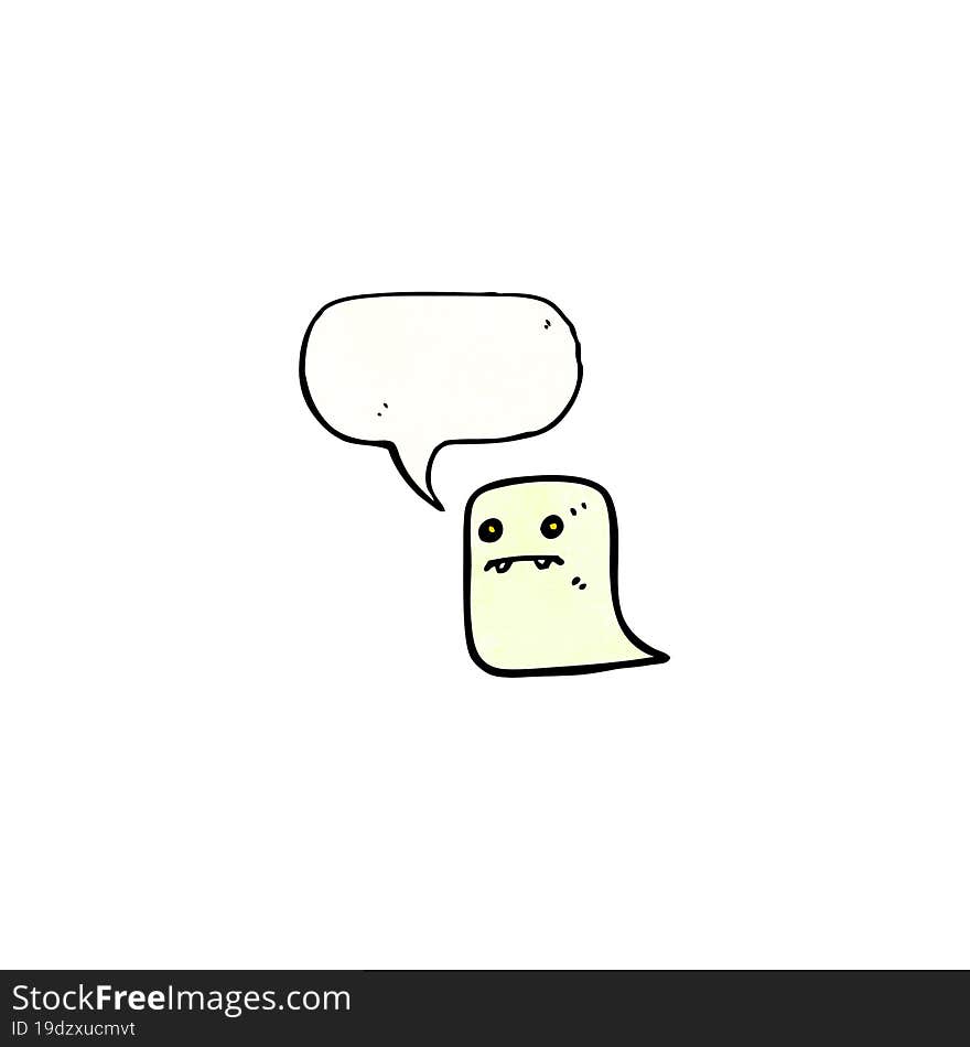 cartoon little ghost