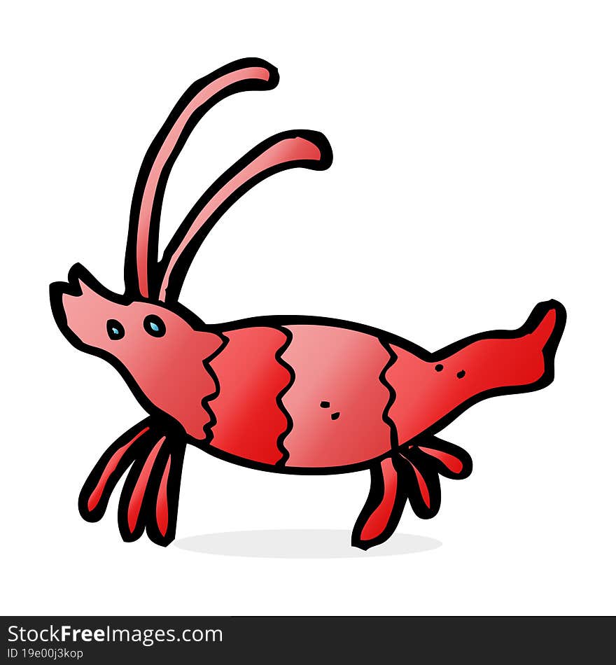 cartoon shrimp