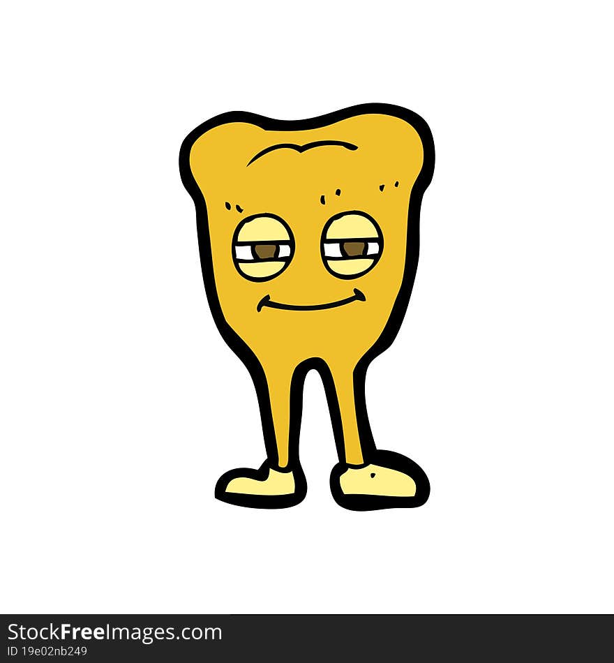 cartoon smiling tooth