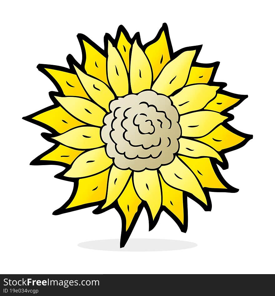 Cartoon Sunflower