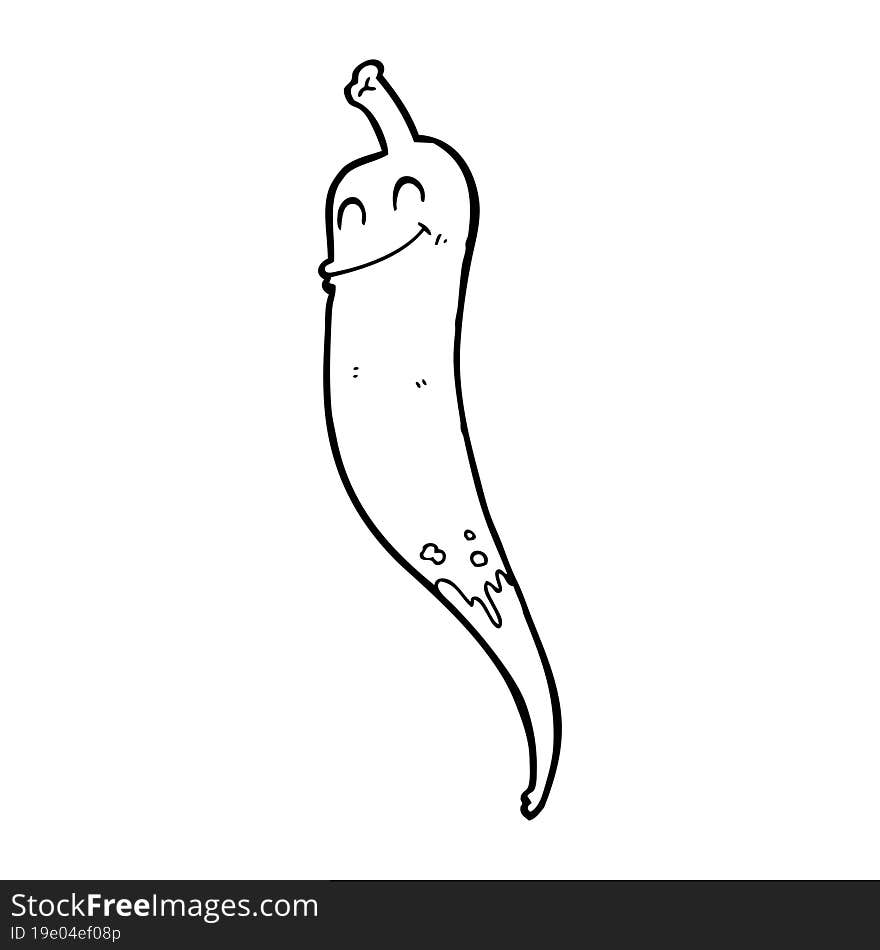 cartoon chili pepper