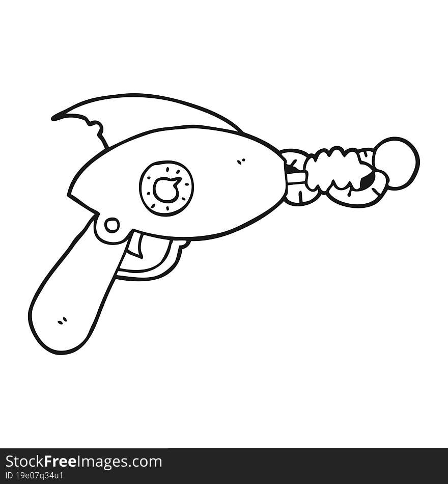 cartoon ray gun