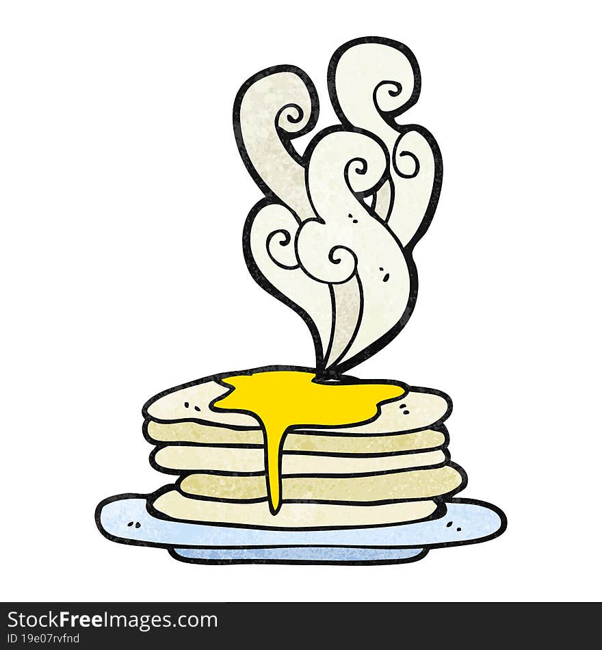 Texture Cartoon Stack Of Pancakes