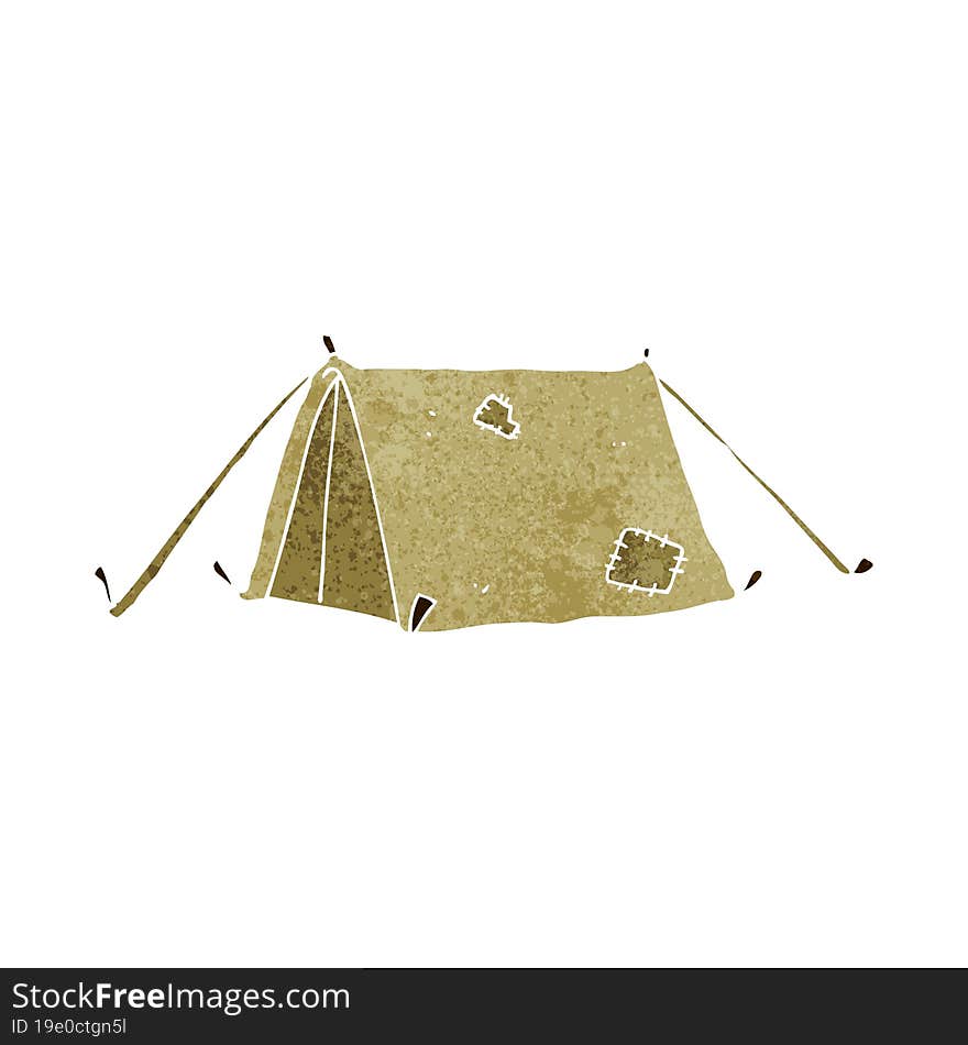 Cartoon Traditional Tent