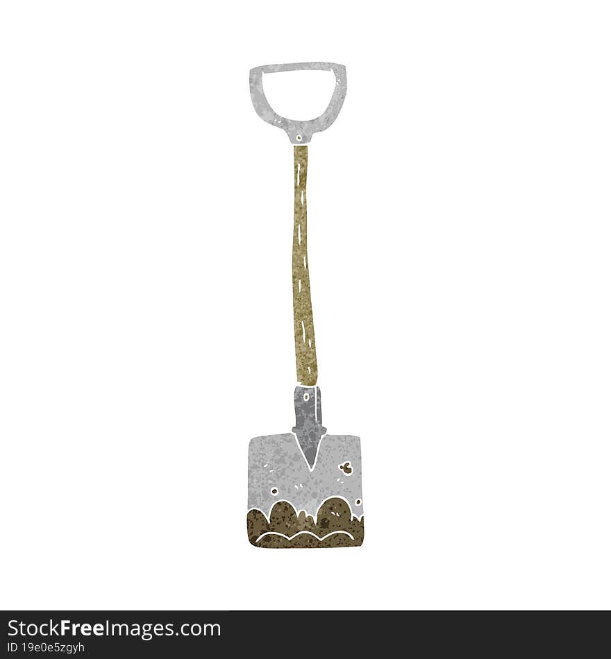 cartoon shovel