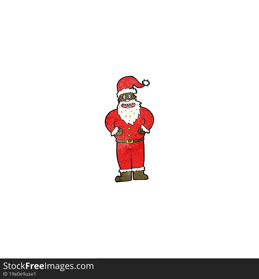 cartoon santa claus