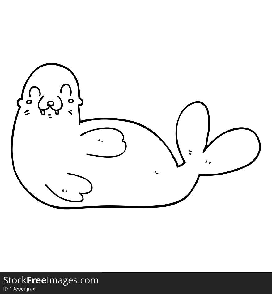 cartoon seal