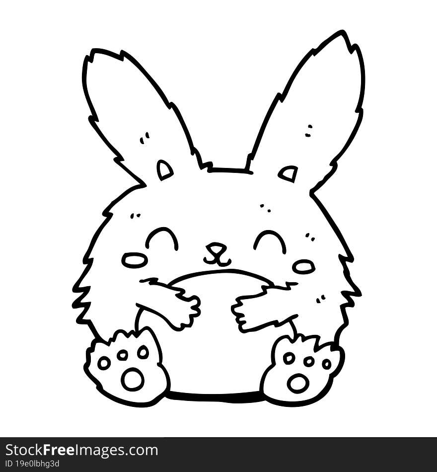 Cute Cartoon Rabbit