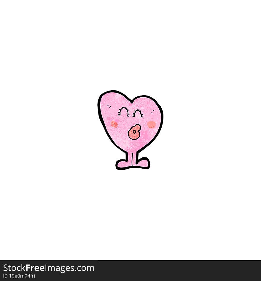 funny cartoon heart