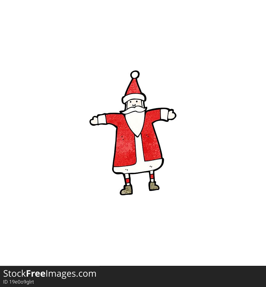 cartoon santa claus