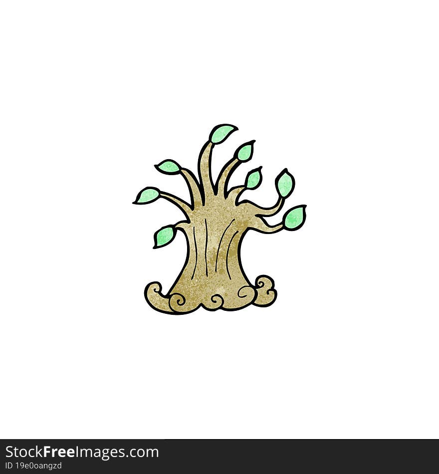 cartoon tree