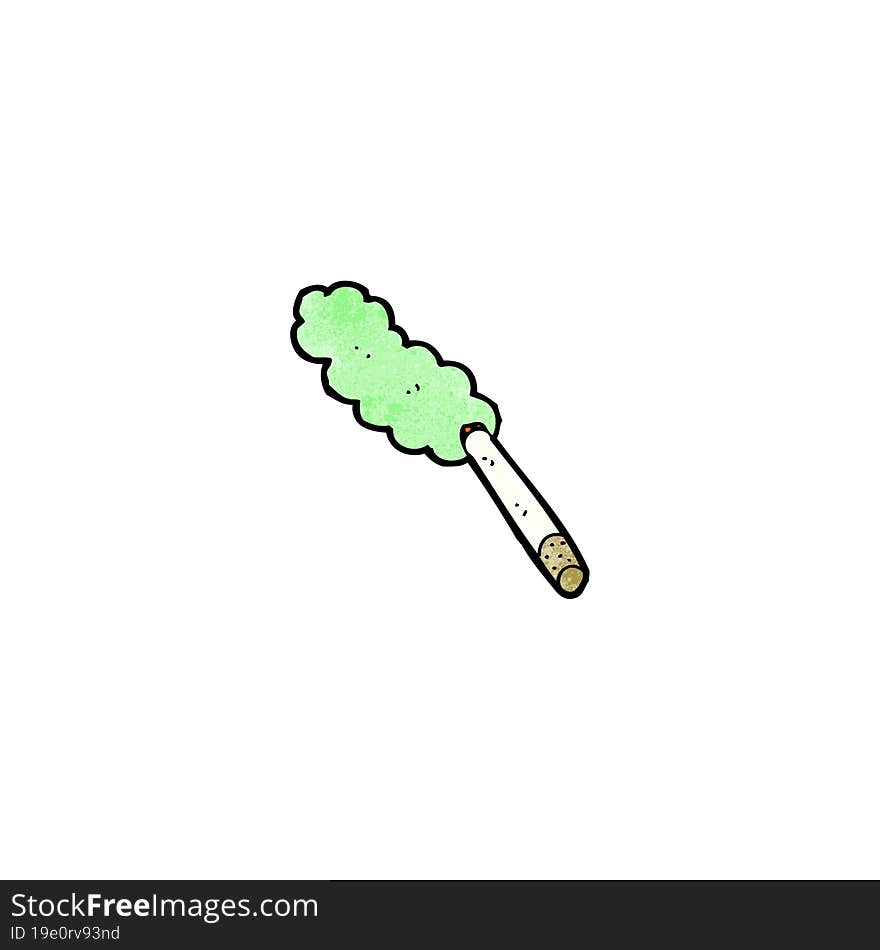 cartoon marijuana cigarette