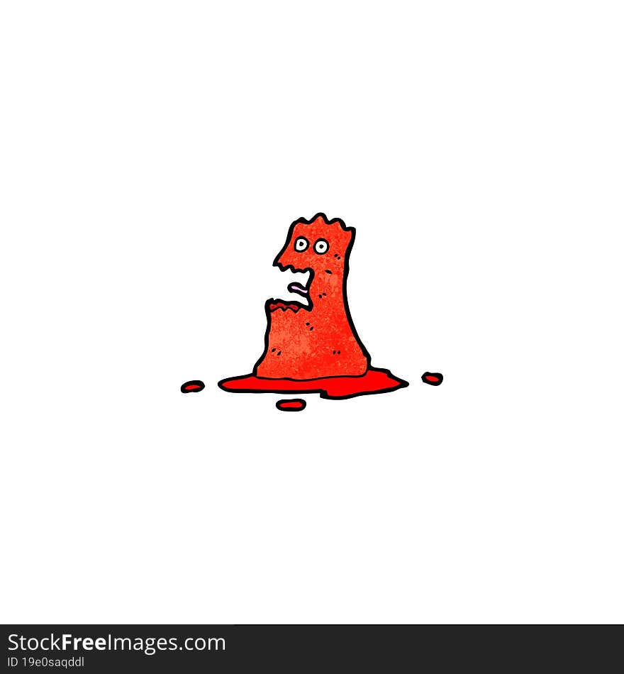 cartoon blob monster