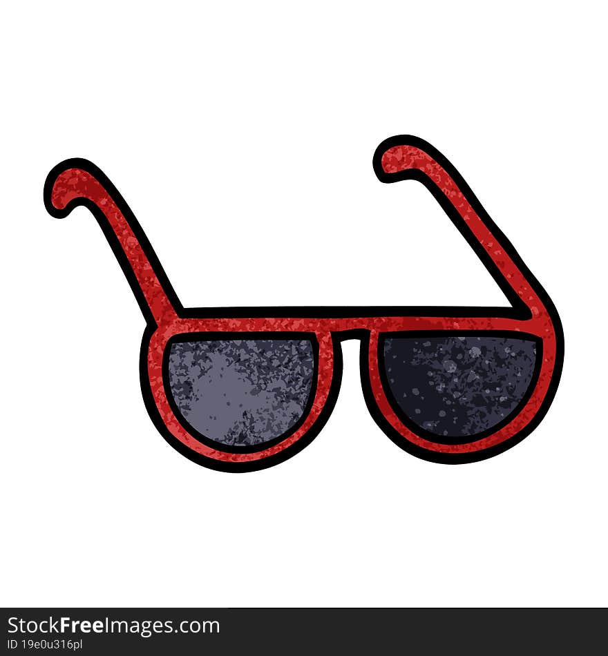 Cartoon Doodle Sunglasses