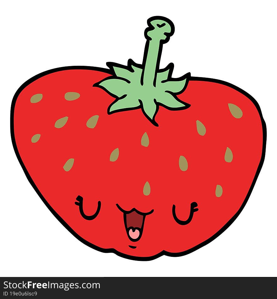 cartoon strawberry