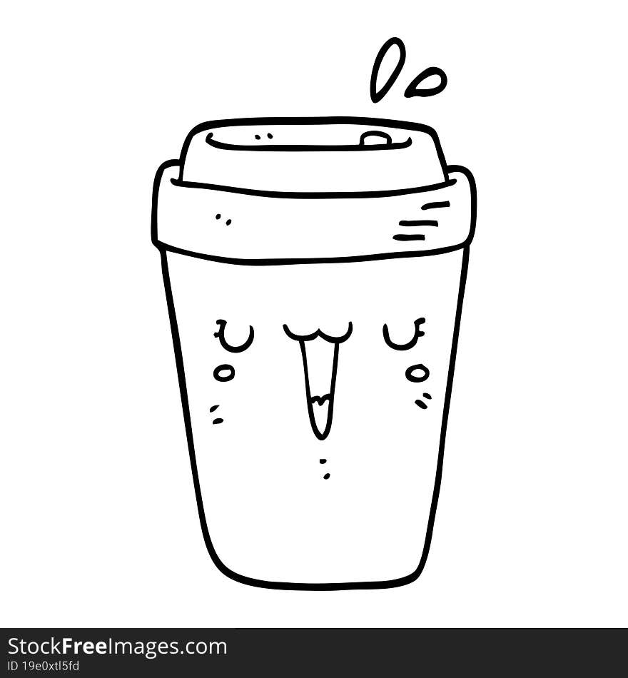 Cartoon Coffee Cup