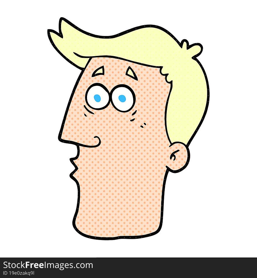 Cartoon Male Face