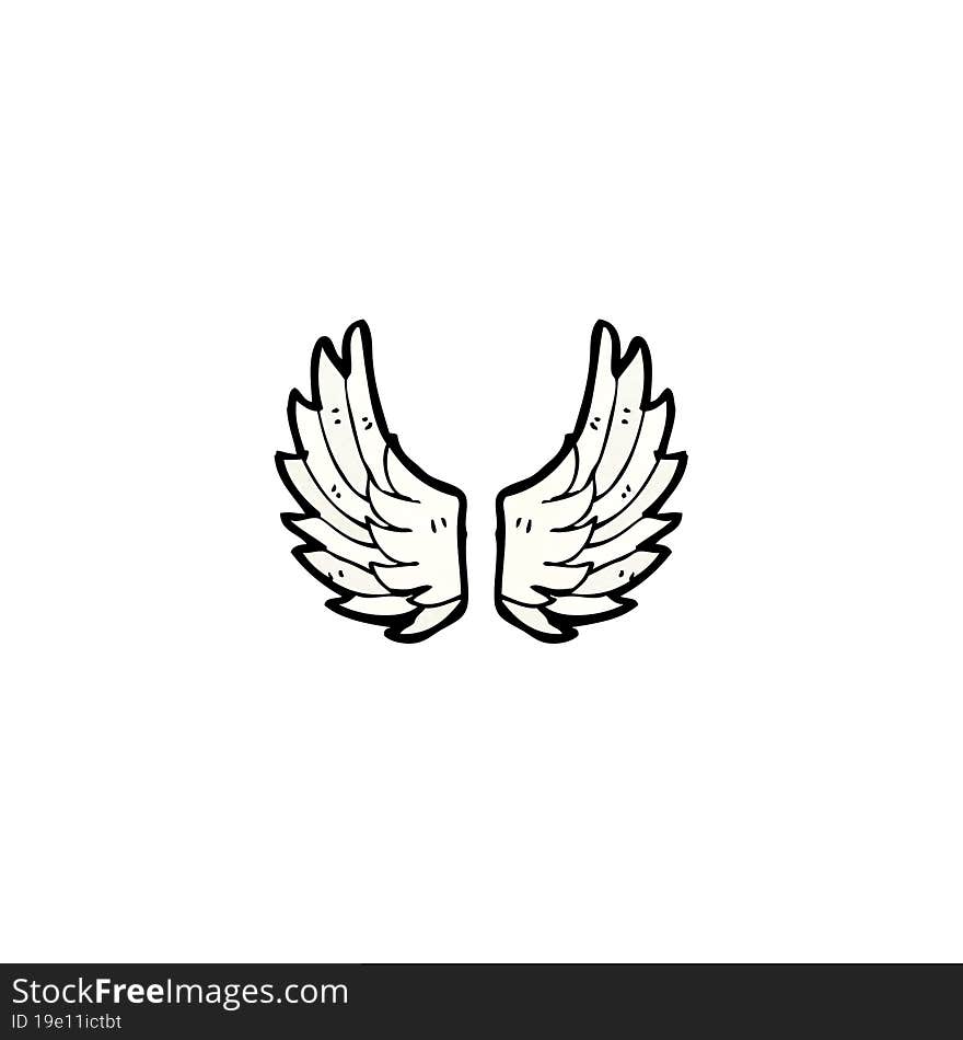 cartoon wings