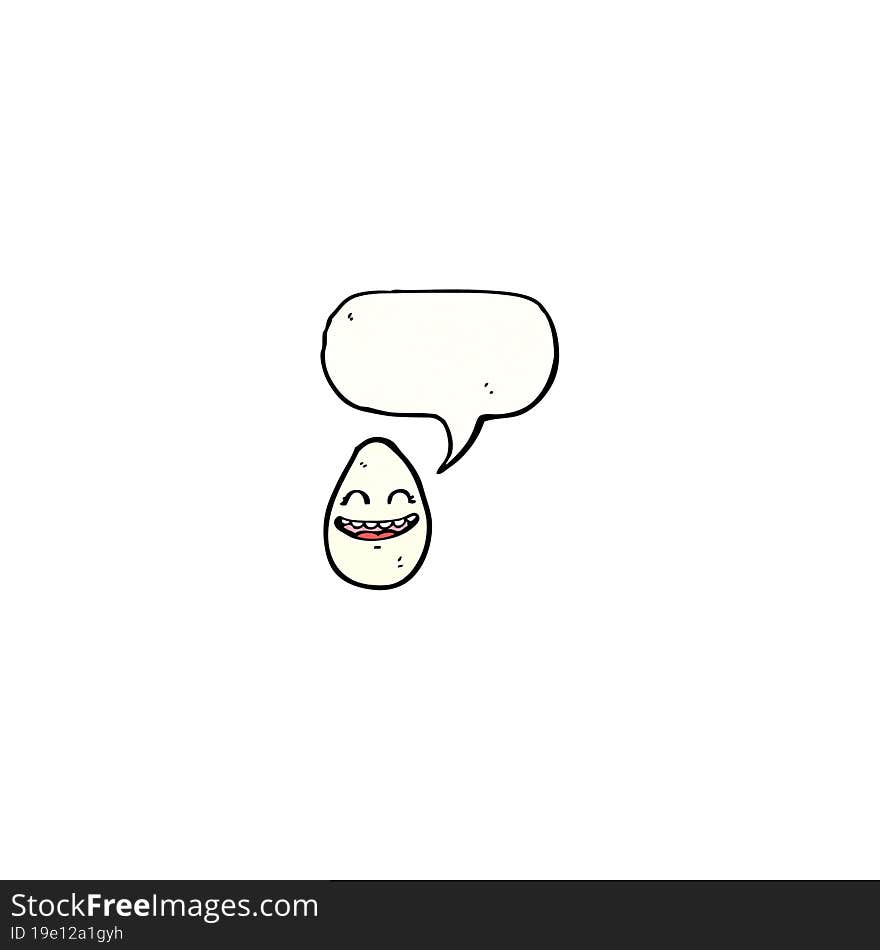 happy egg cartoon