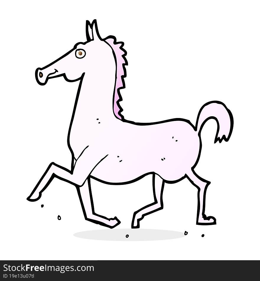 cartoon horse