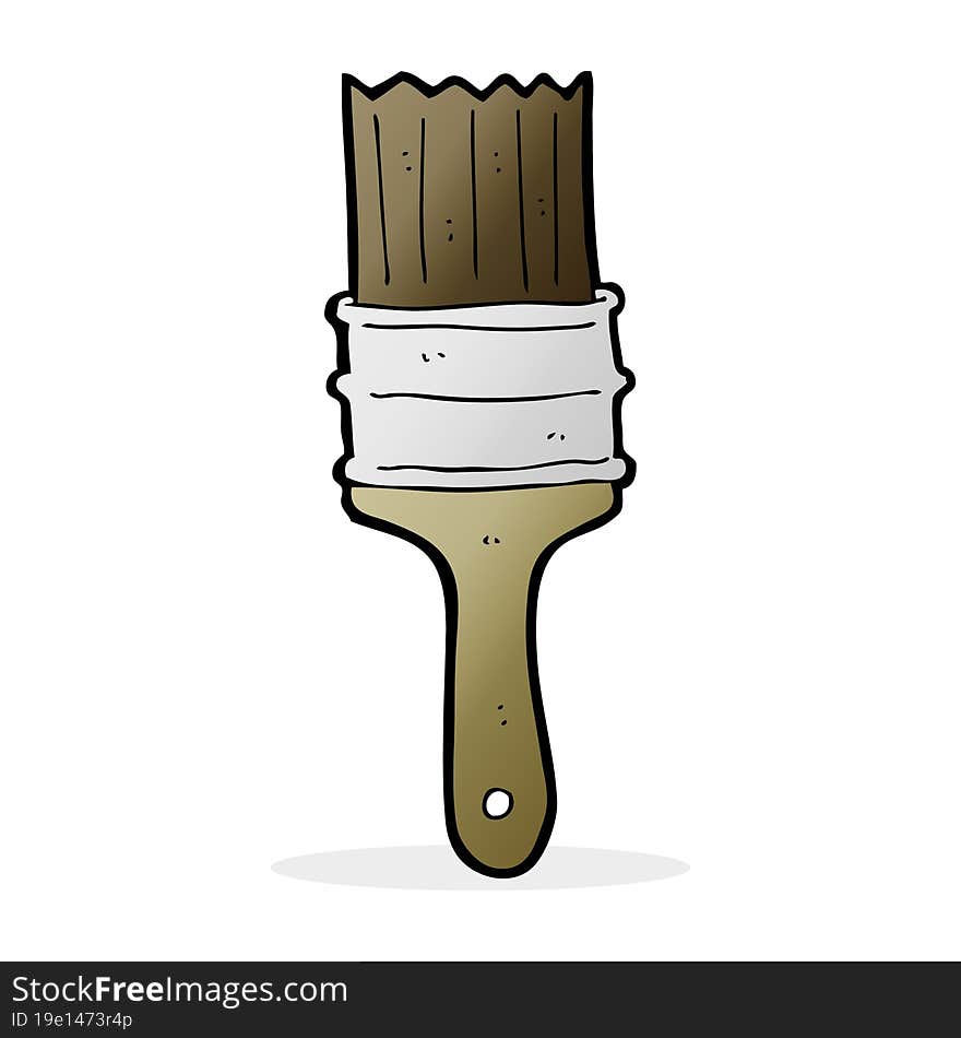 cartoon paint brush