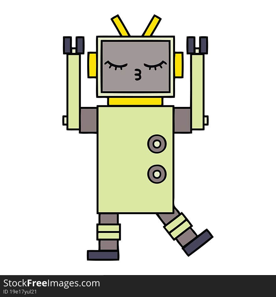 Cute Cartoon Robot