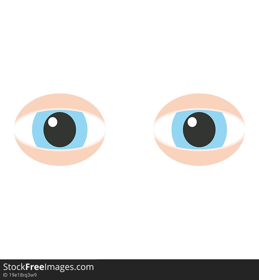 Staring Eyes Graphic Icon