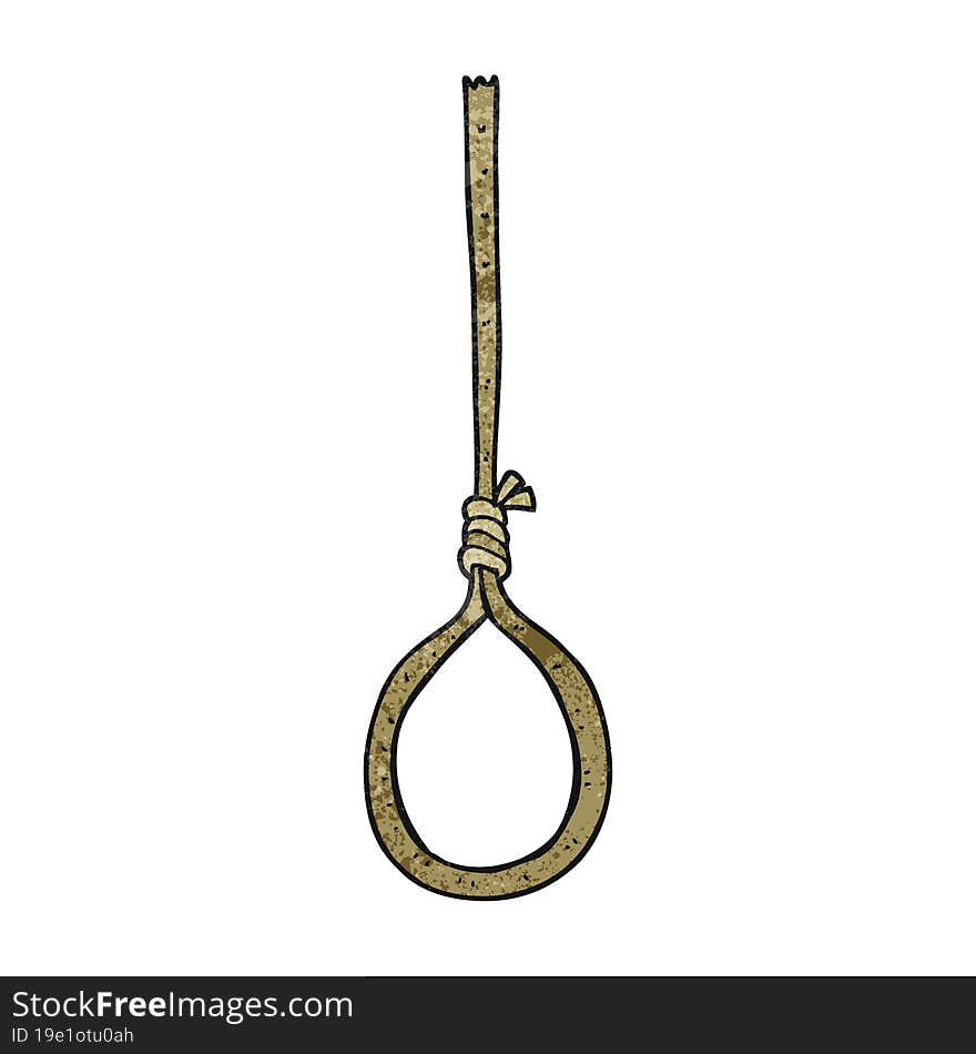 Textured Cartoon Noose