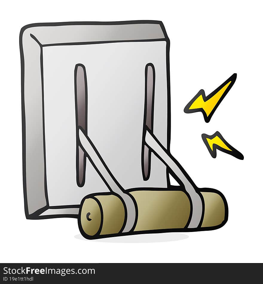 Cartoon Electrical Switch