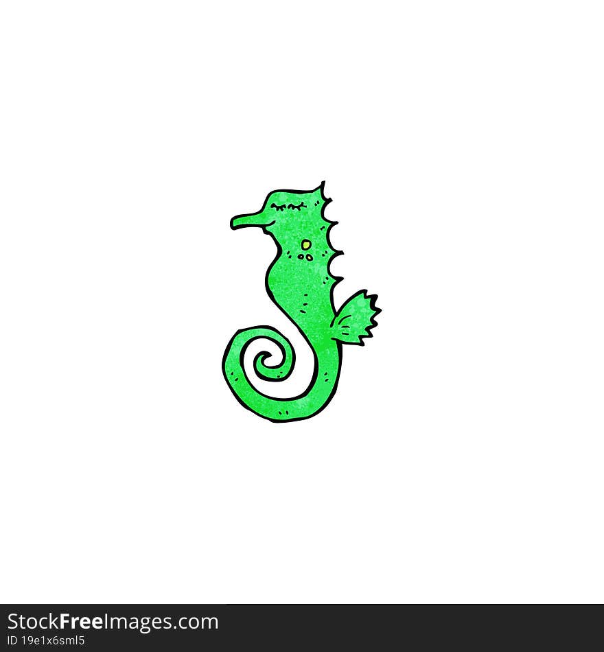 cartoon seahorse