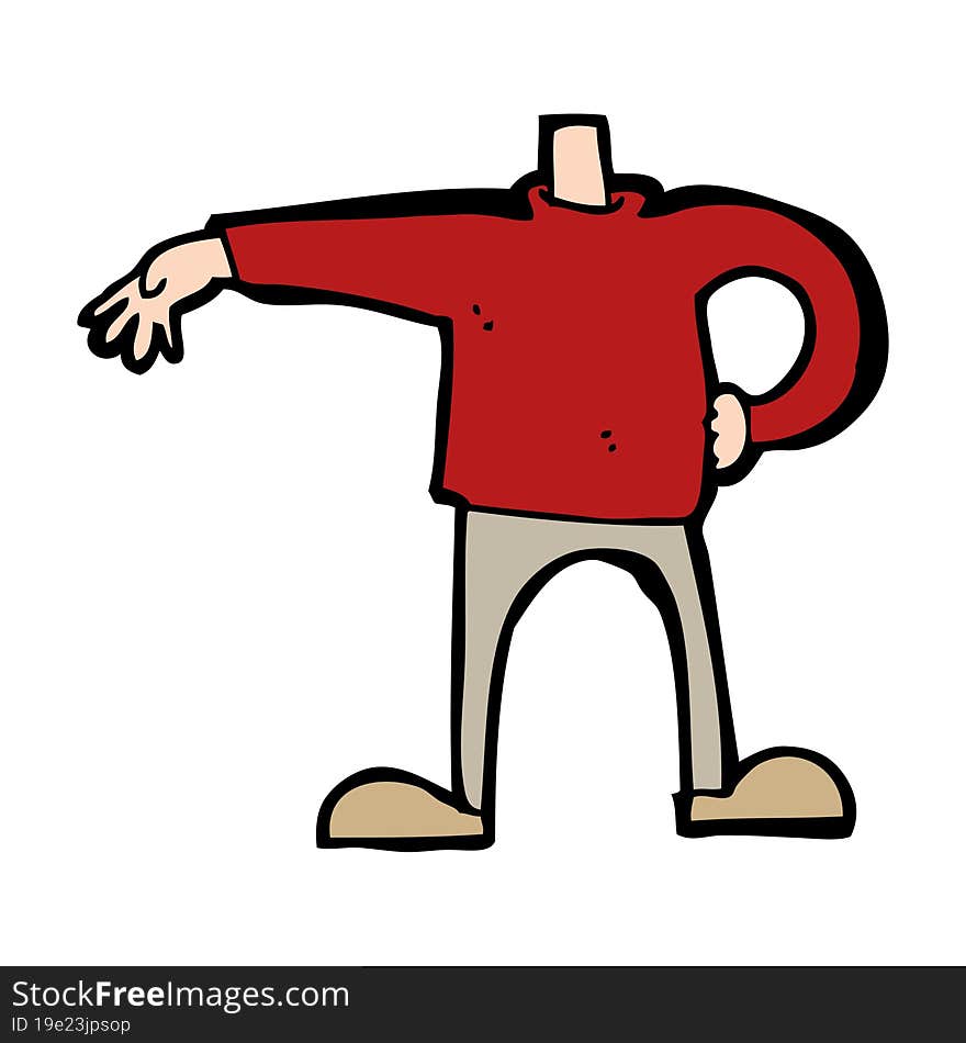 cartoon male boy making gesture (mix and match cartoons or add own photos as head