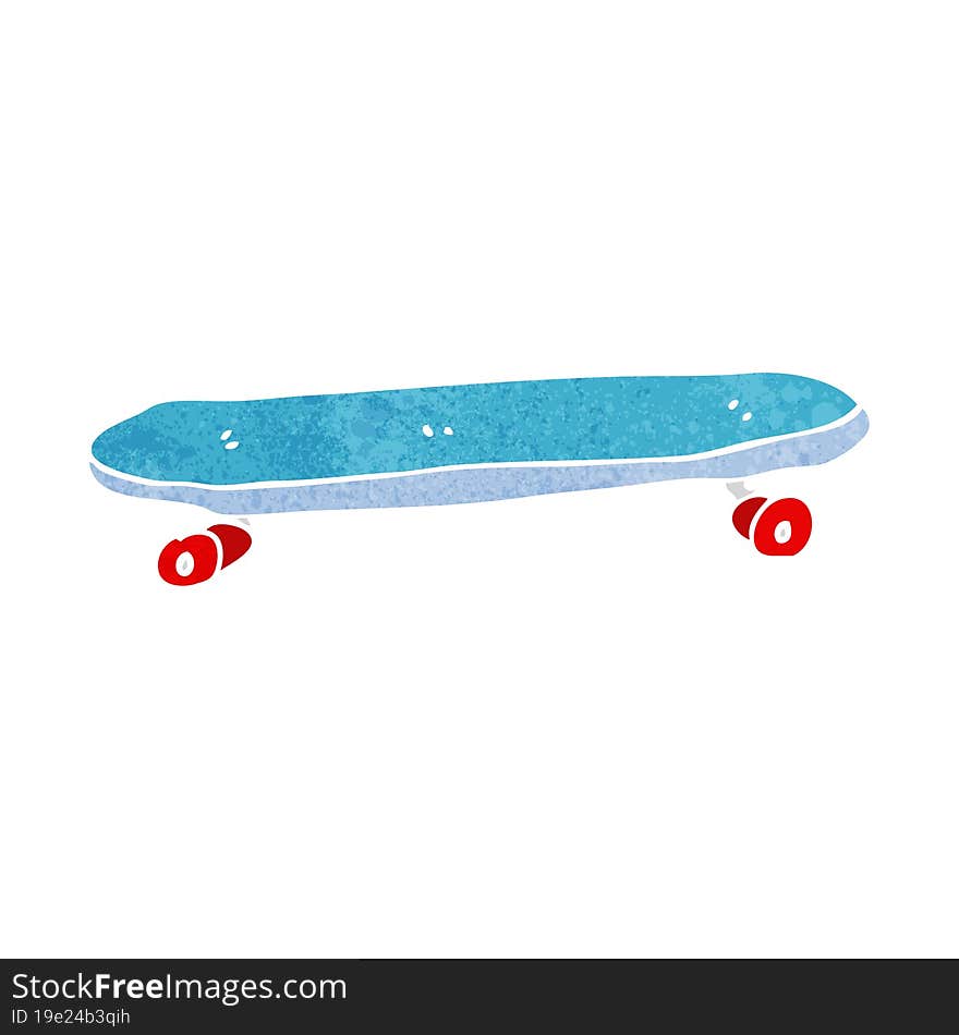 cartoon skateboard