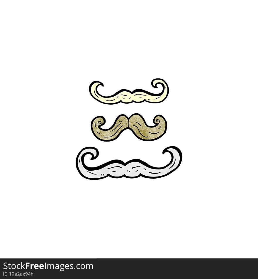 cartoon mustaches