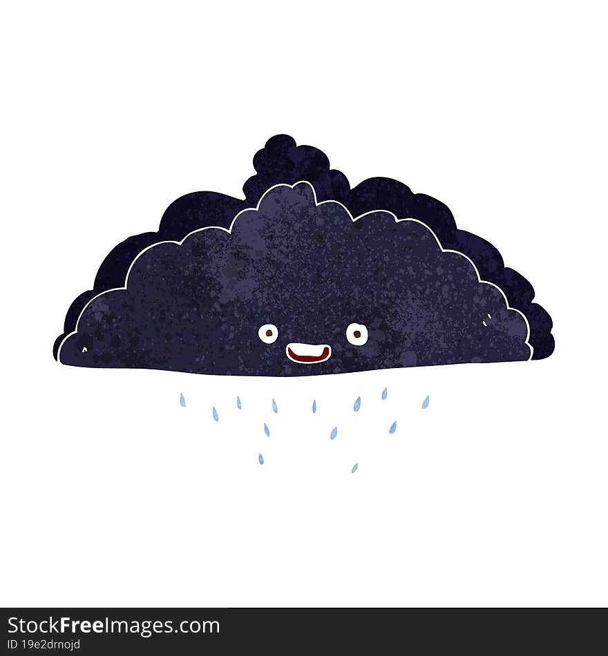 Cartoon Rain Cloud