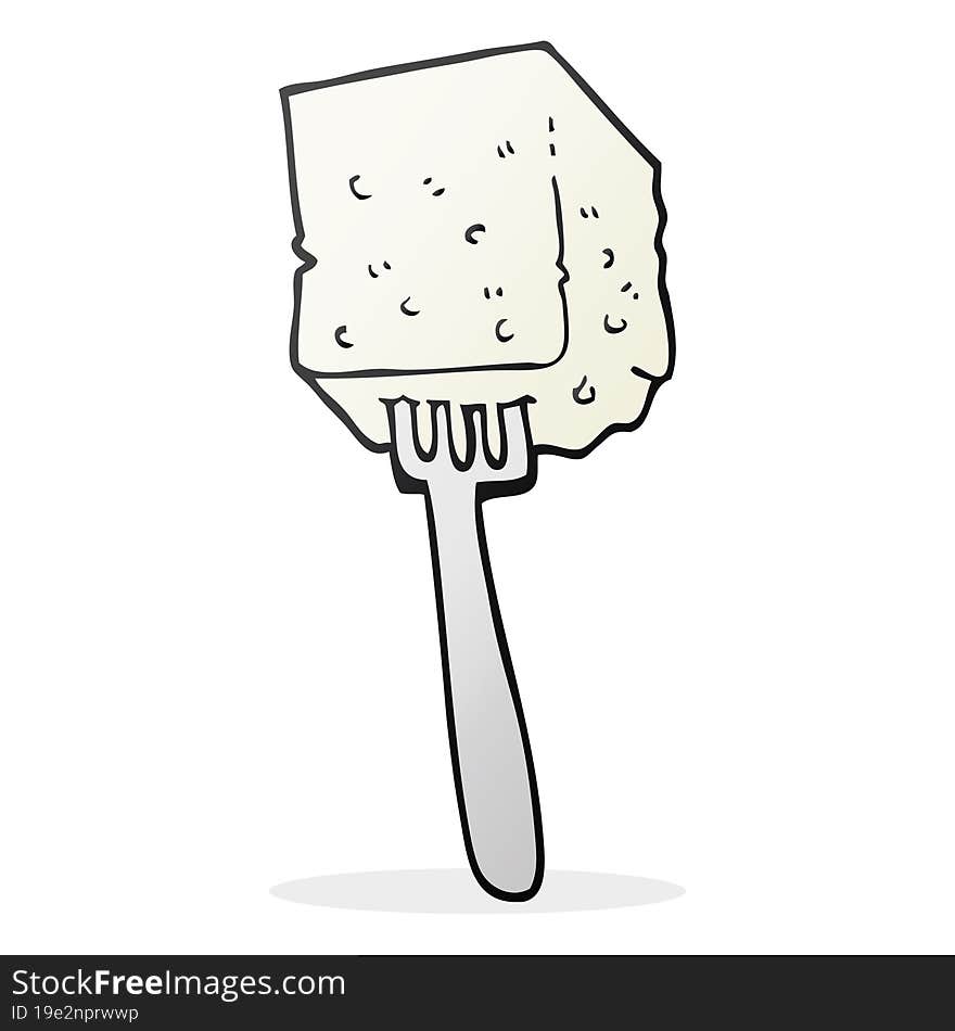 cartoon tofu