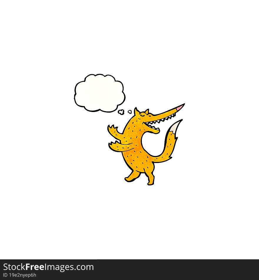 dancing fox cartoon