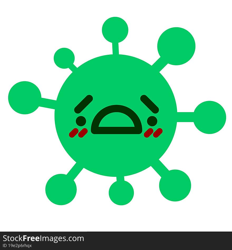 unhappy shocked virus