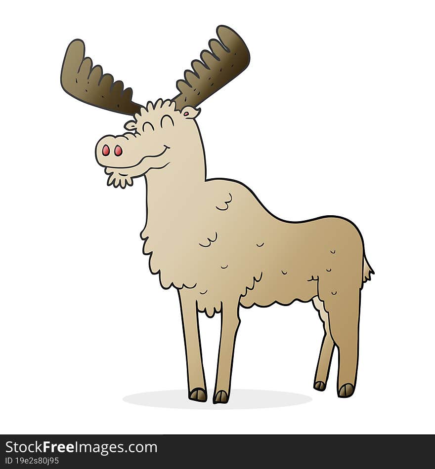 Cartoon Moose